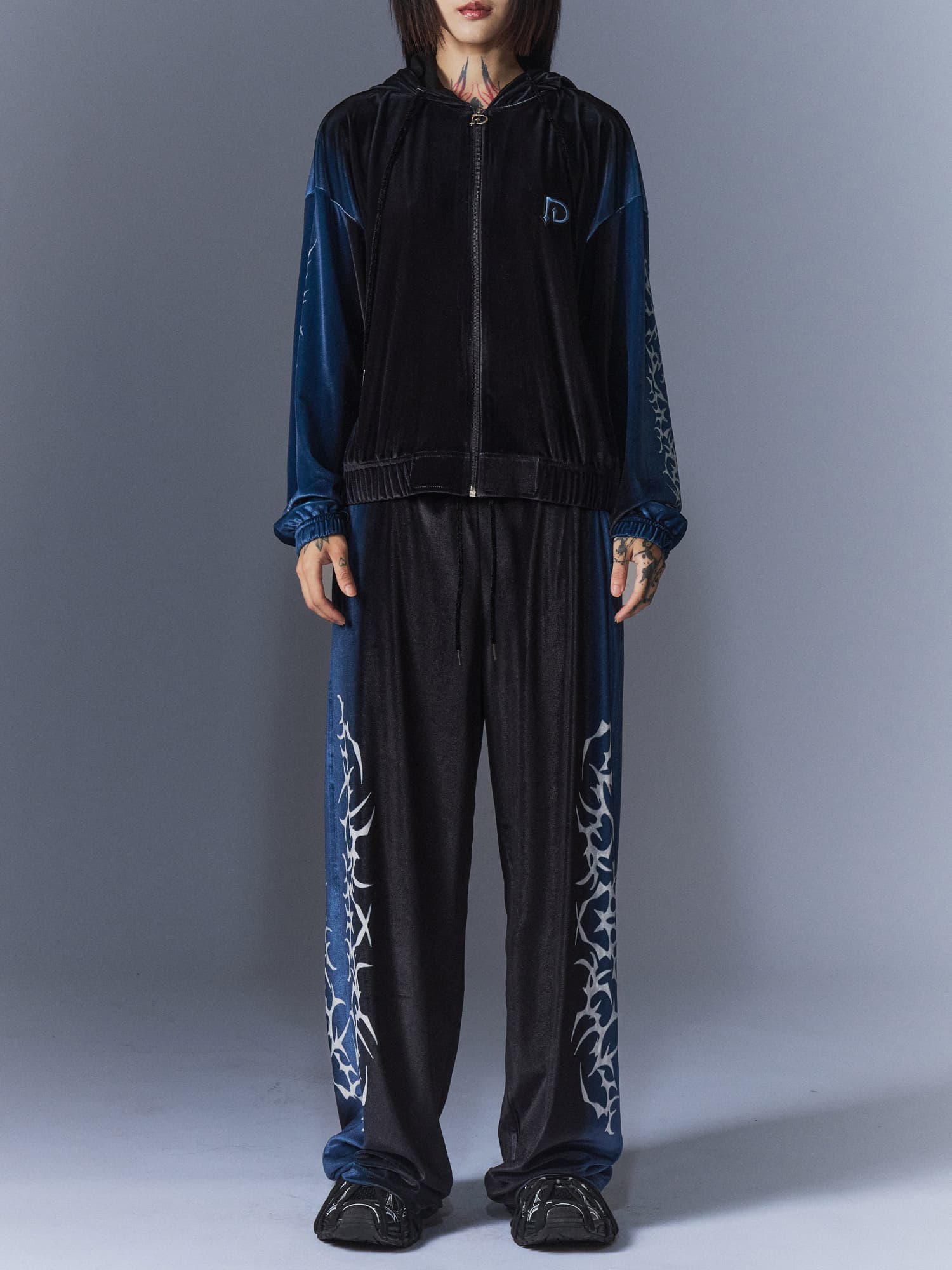Tribal Velvet Hood (BK) — vue 2