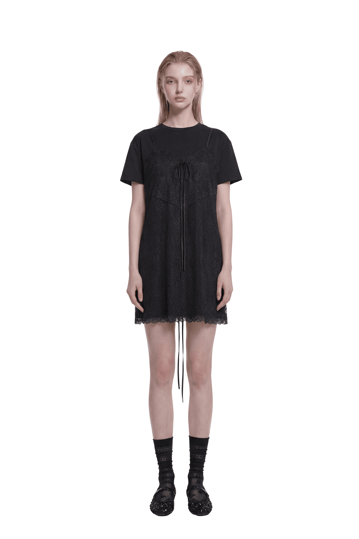 Lace Camisole Dress (B) — vue 4