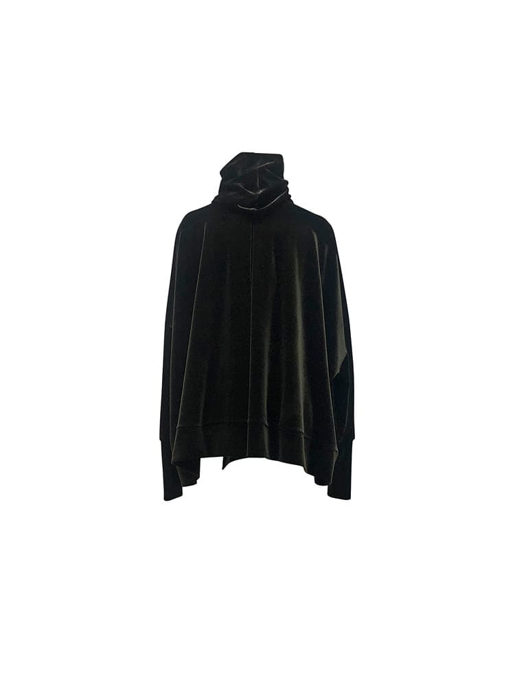 GDeL Velvet Wide Tie Hoodie (Khaki) — vue 14