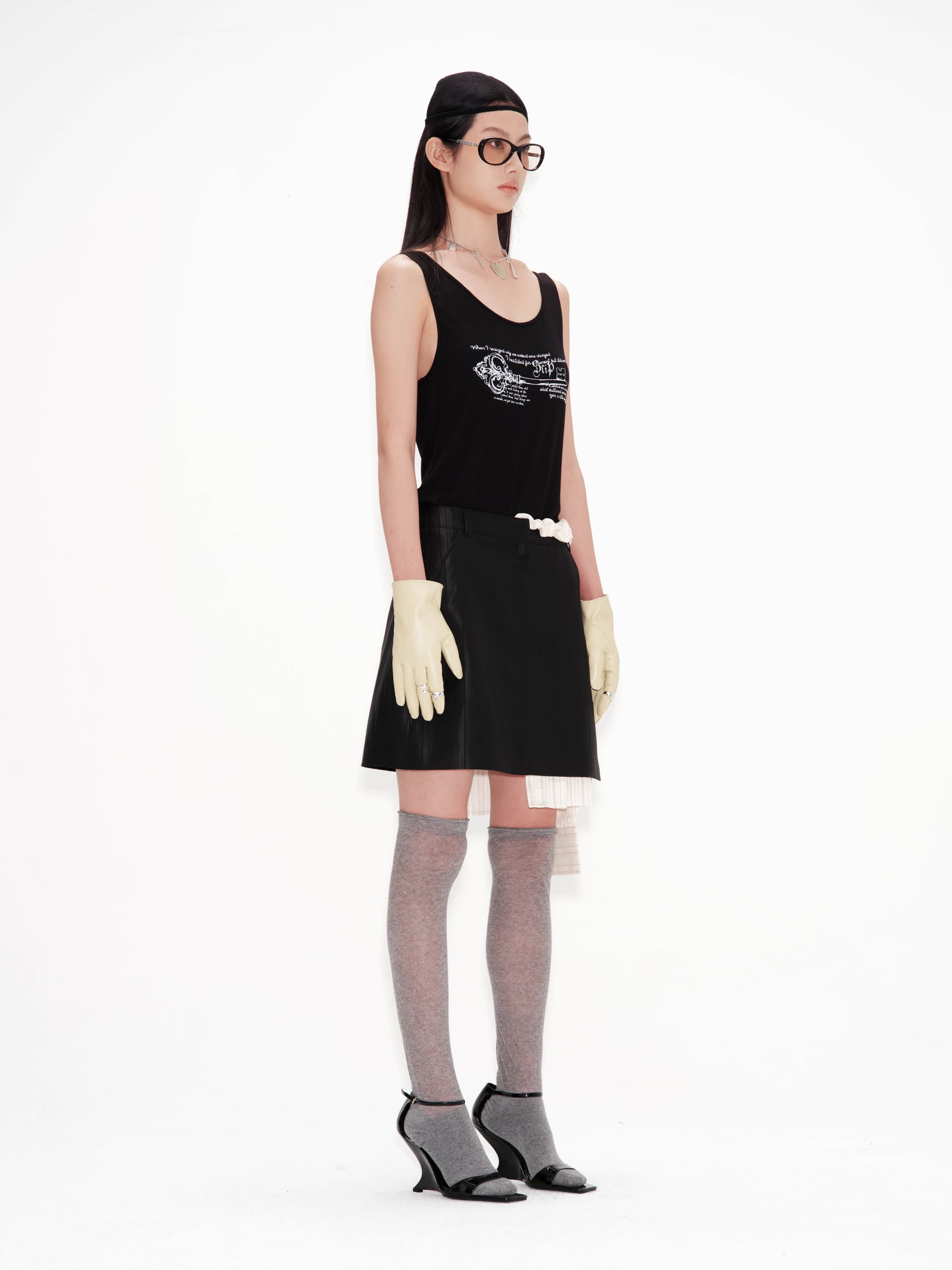 Key Printed Long Sleeveless — vue 2