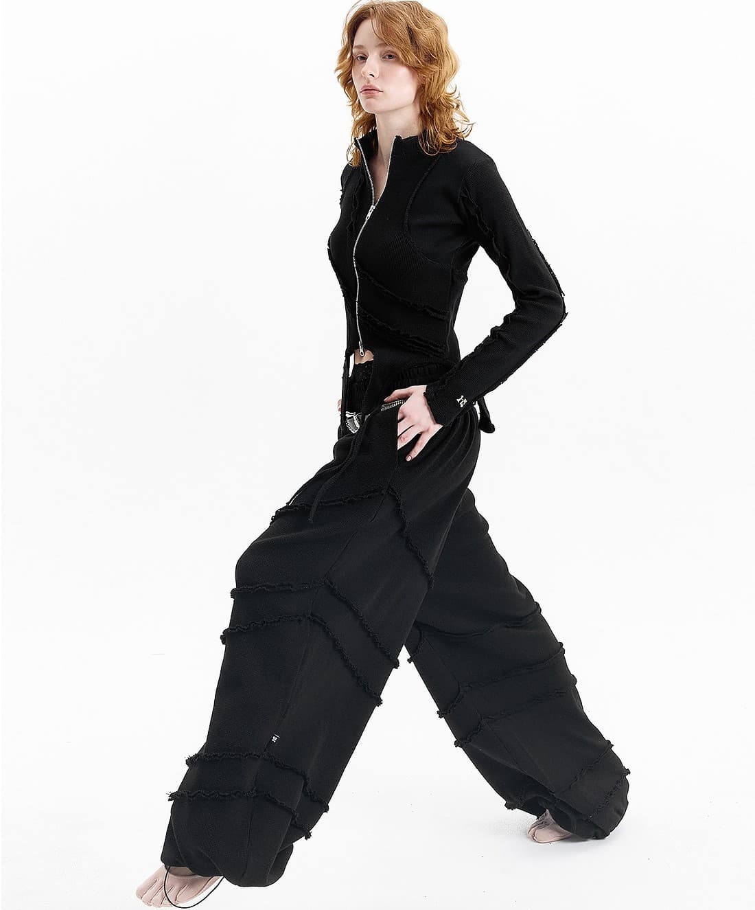 Open Deckie Waffle Zip-Up — vue 8