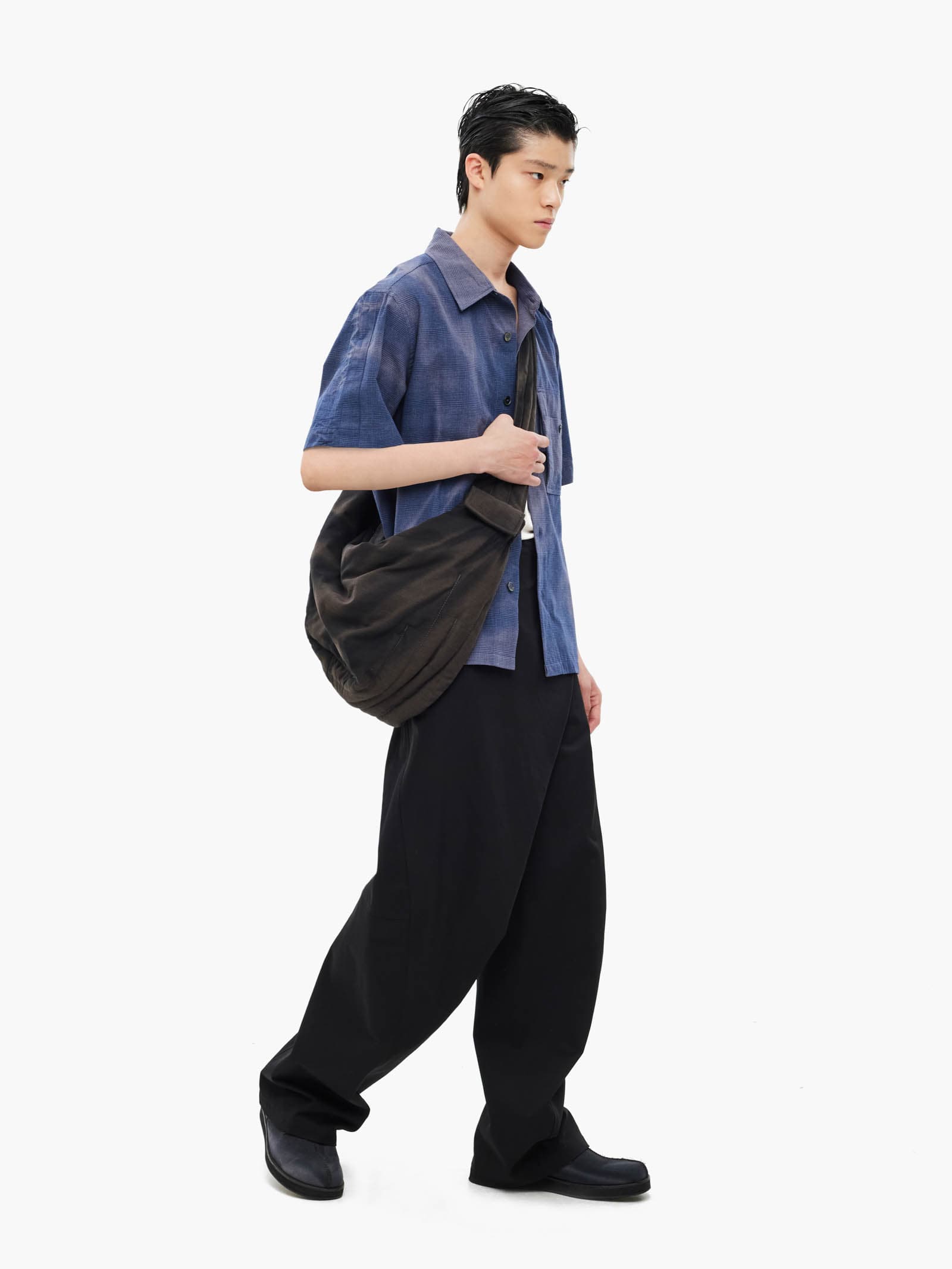 Sun-Bleached Work Shirt - Navy — vue 2