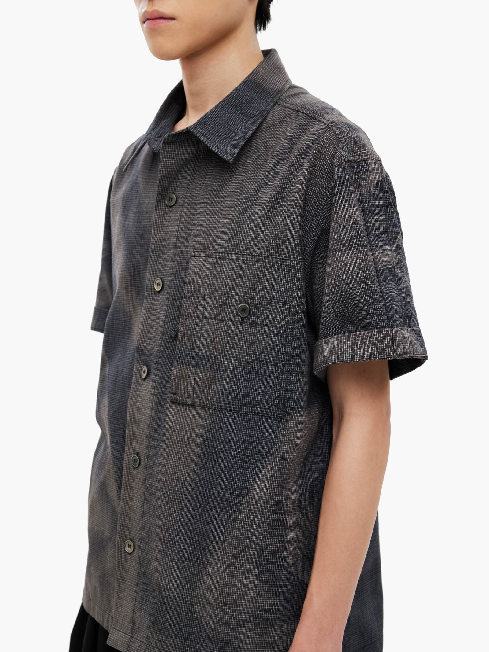 Sun-Bleached Work Shirt - Black — vue 6