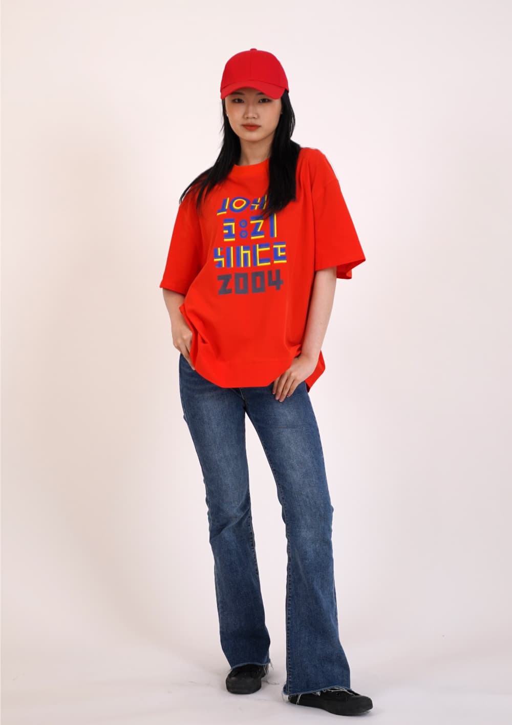 Three-Color Print Short-Sleeve T-Shirt — vue 5