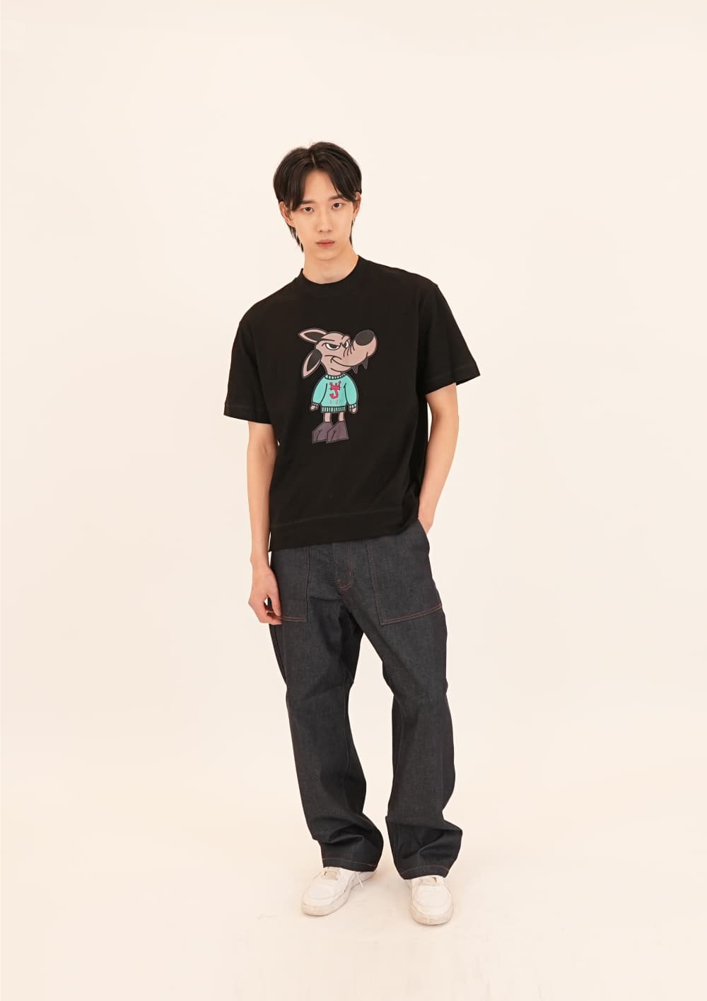 Human Wolf T-Shirt — vue 6