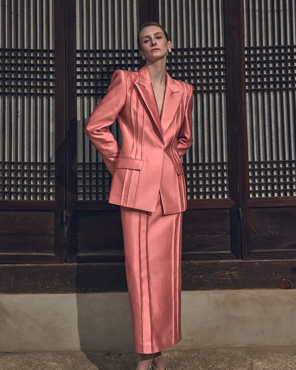 Wool-Silk Jacket & Skirt Set — vue 8