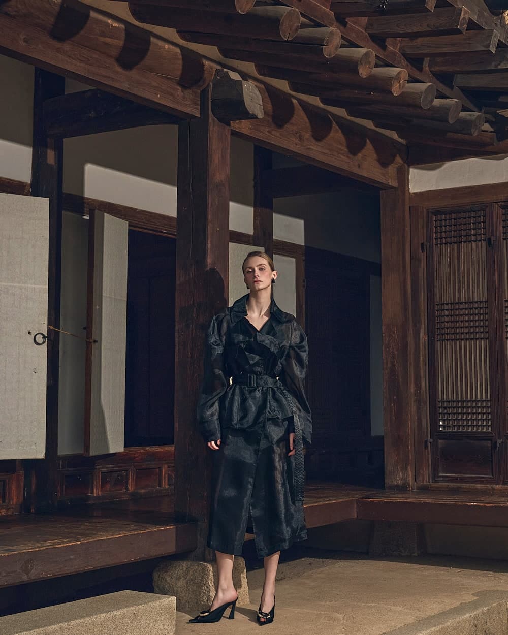 Polyester Belted Coat — vue 2