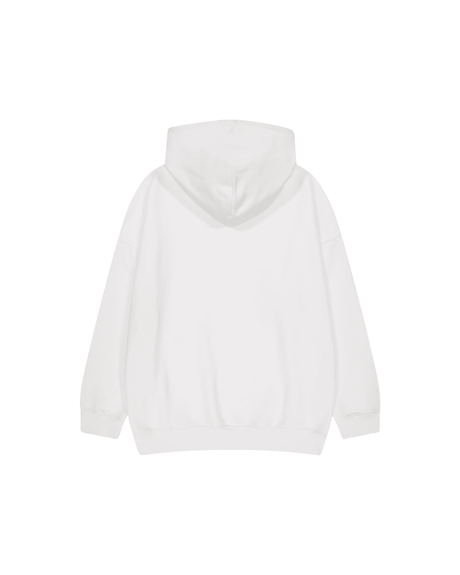 Heart Patch Oversized Hoodie (White) — vue 11