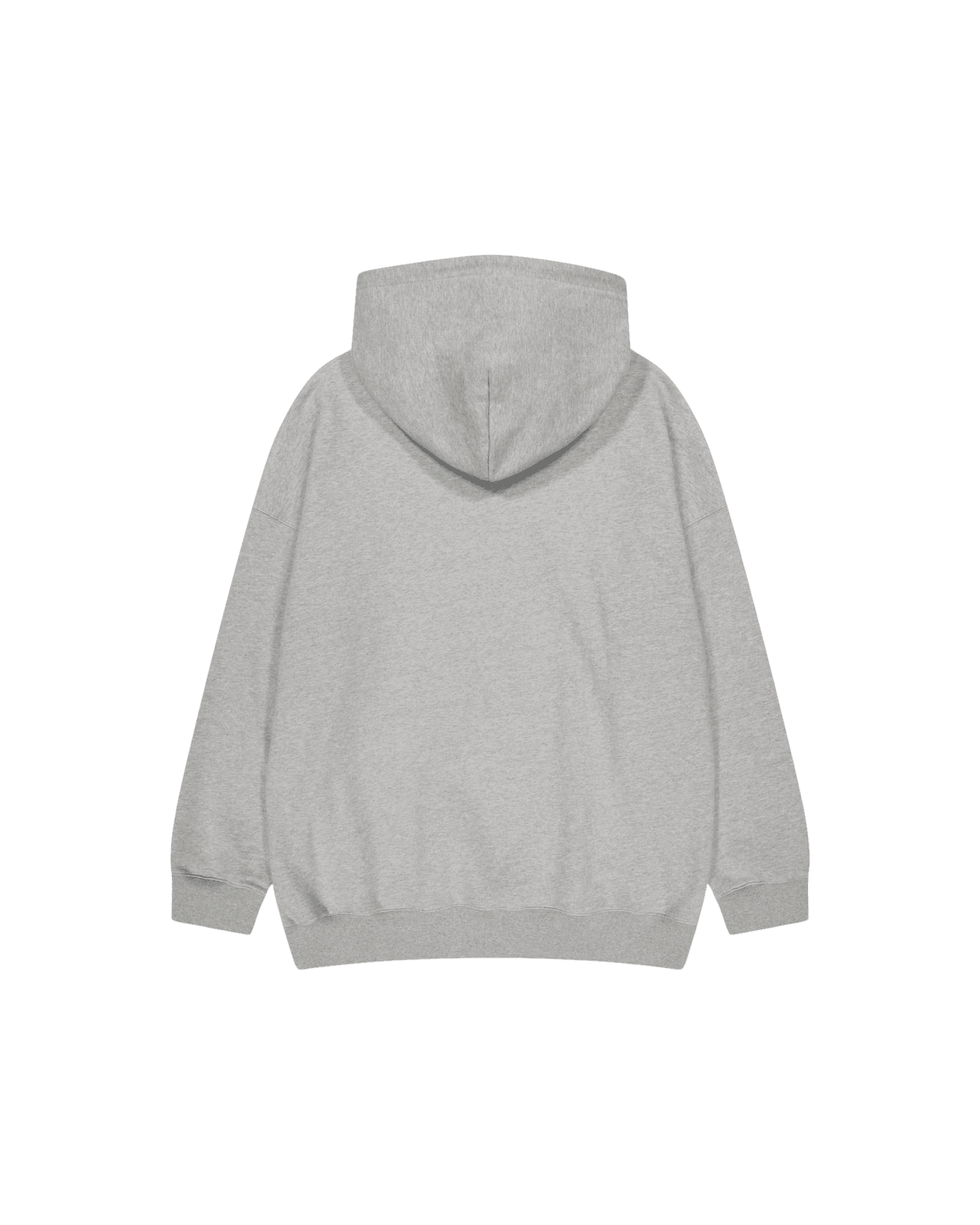 Heart Patch Oversized Hoodie (Grey) — vue 7