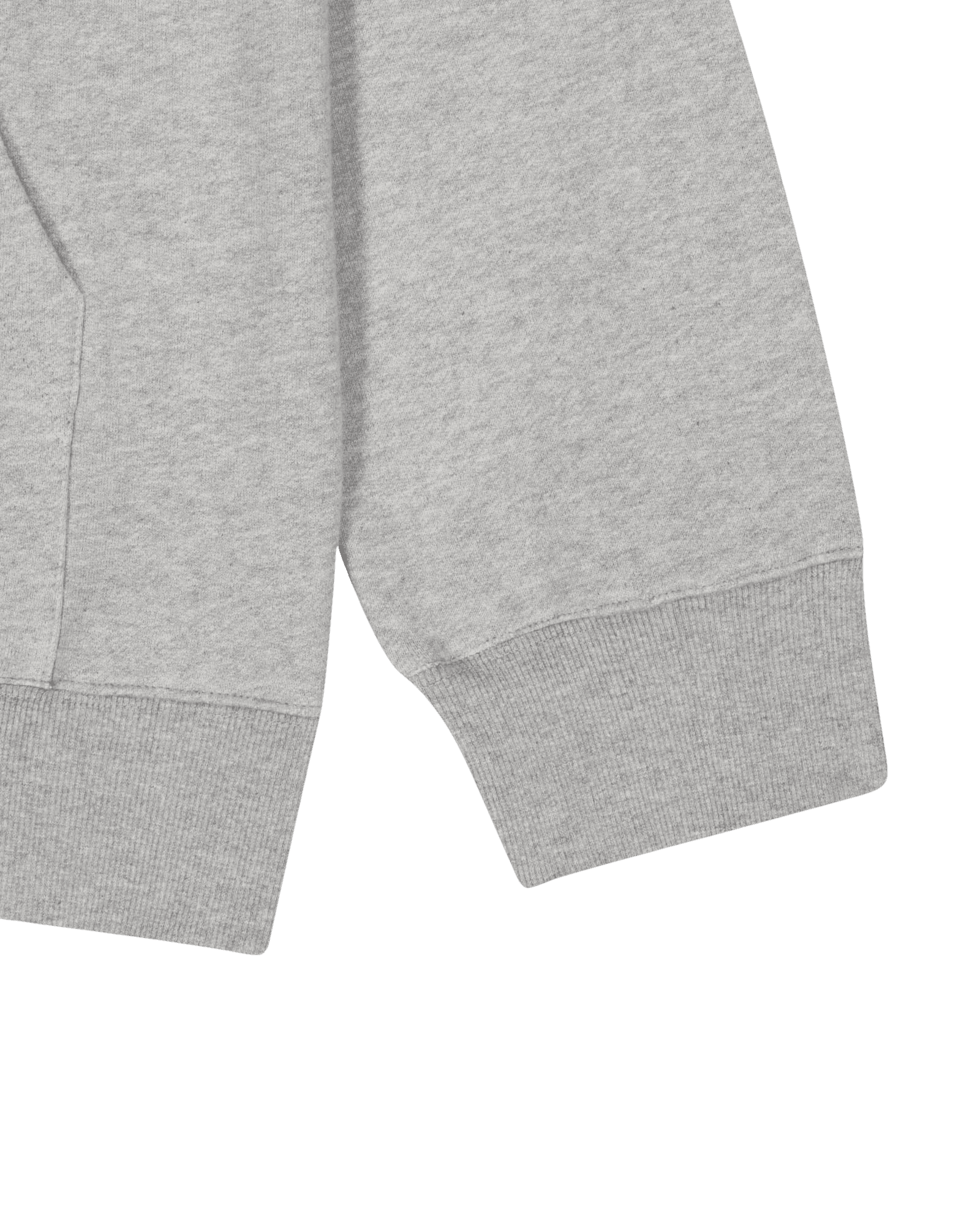 Heart Patch Oversized Hoodie (Grey) — vue 10