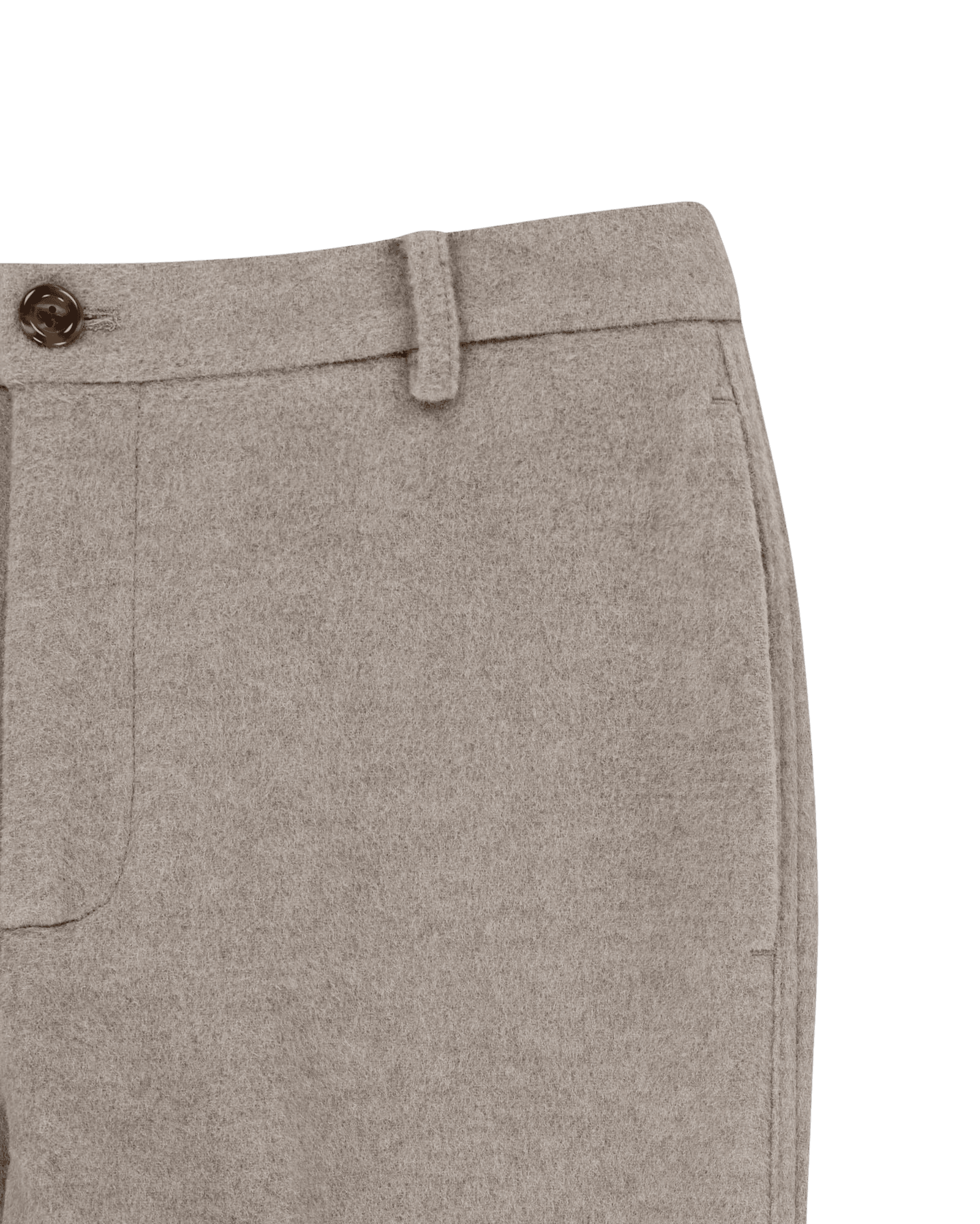 Wave Cut Trousers (Beige) — vue 17