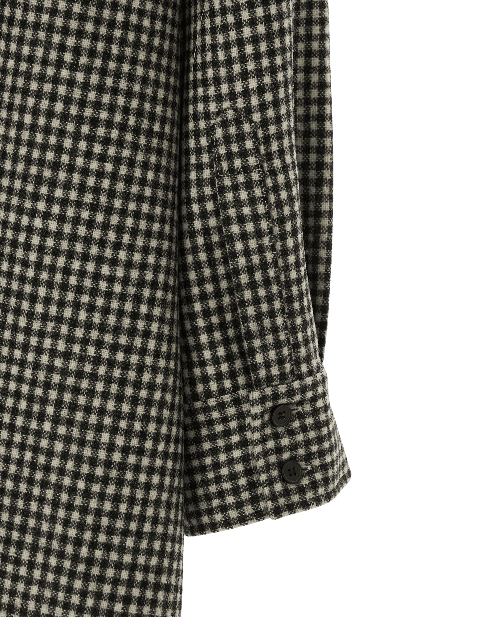Checkered KIMHEKIM Label Shirt (Black) — vue 21