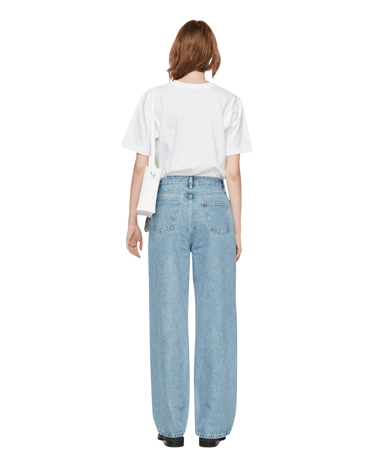 Label Wide Denim (White) — vue 4