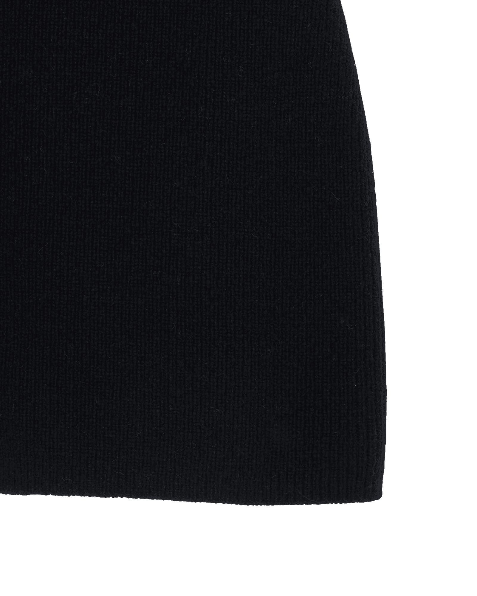 Detachable Chain Strap Wool Knitted Dress (Black) — vue 8