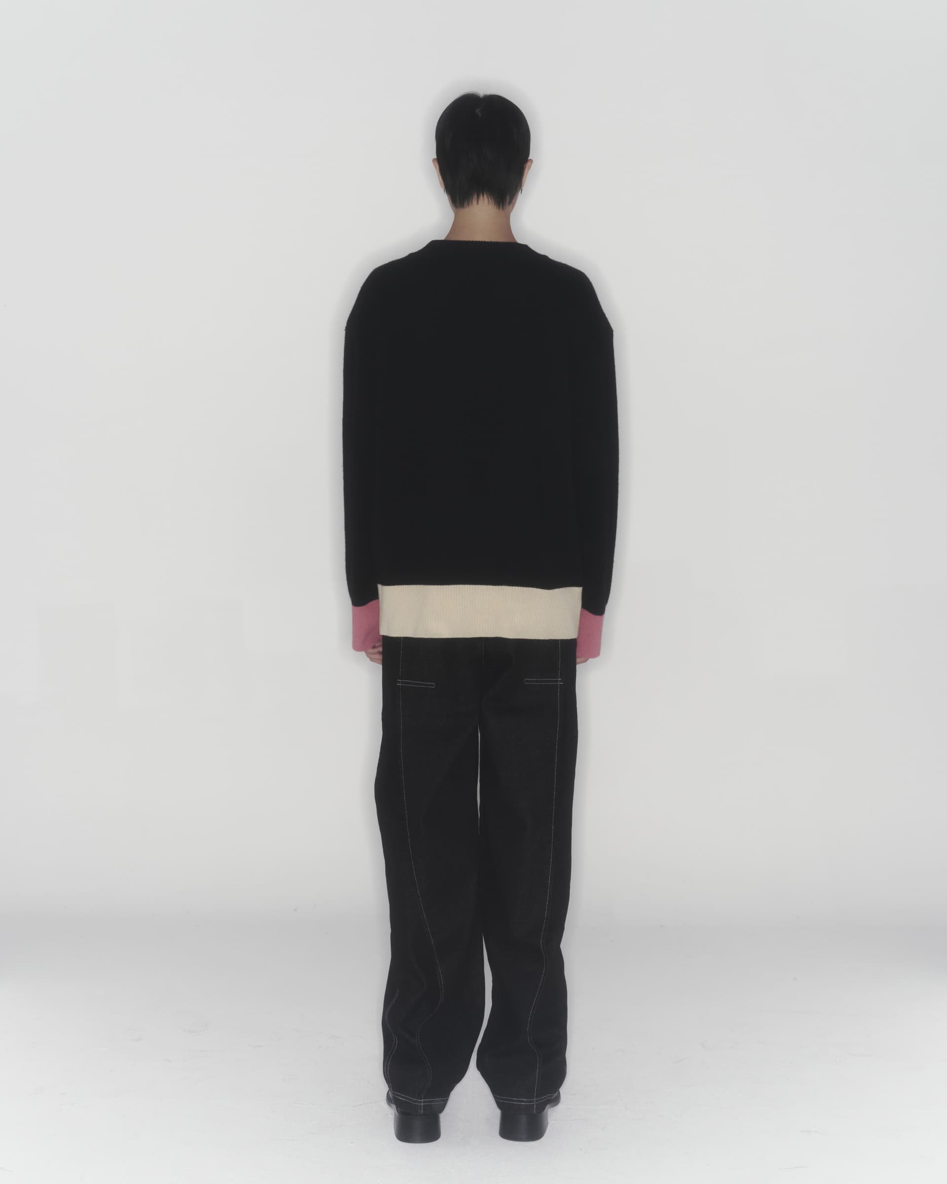 Gun Knit Sweater (Black) — vue 7