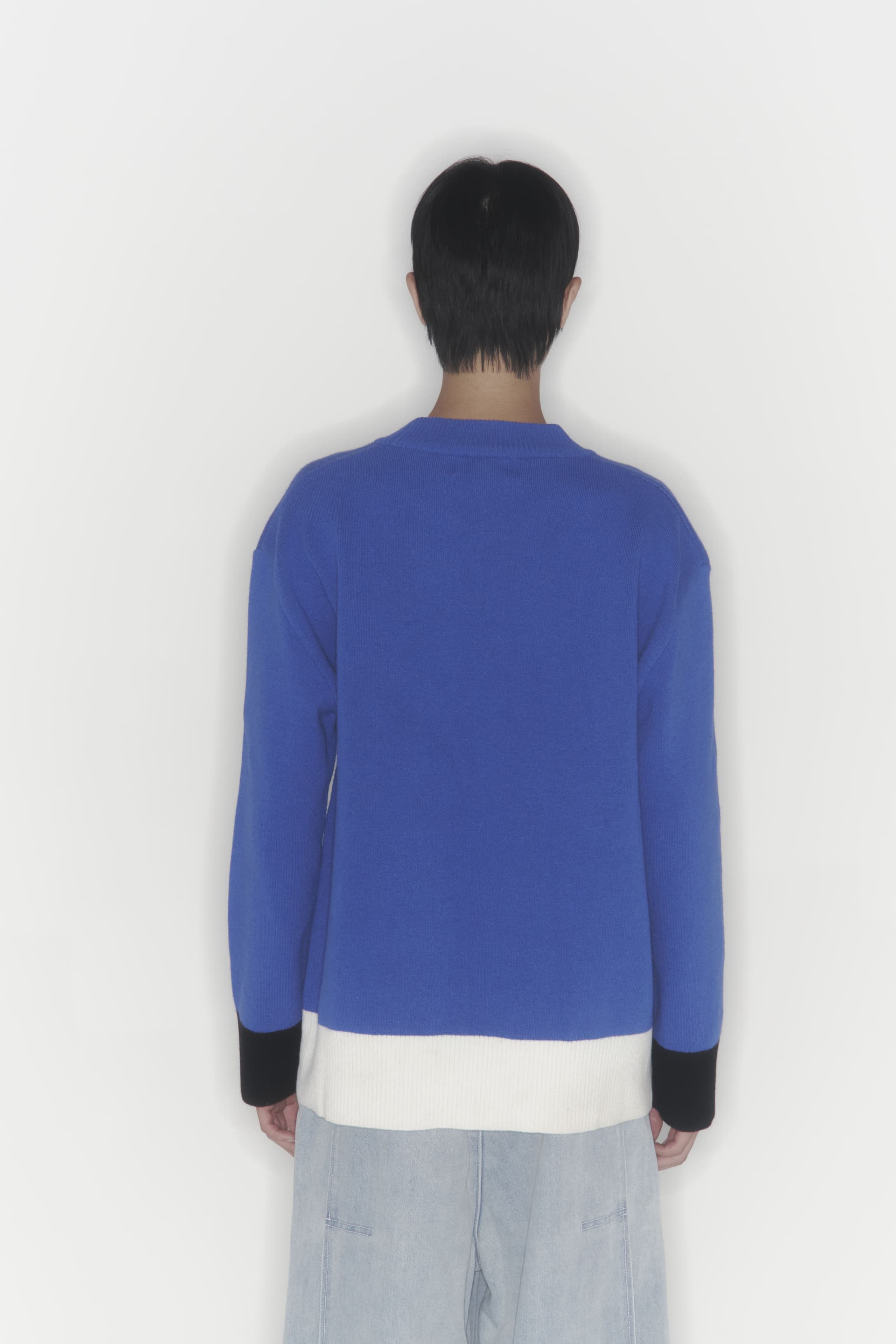Gun Knit Sweater (Blue) — vue 3
