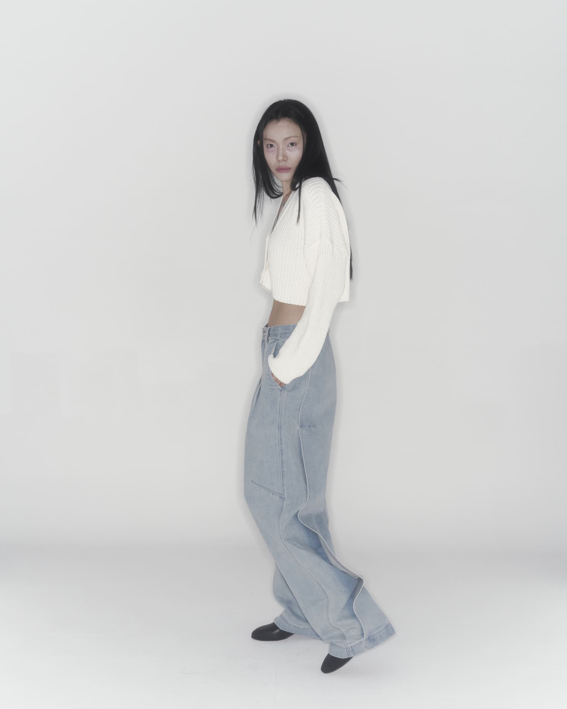 Washing Wings Denim Pants — vue 10