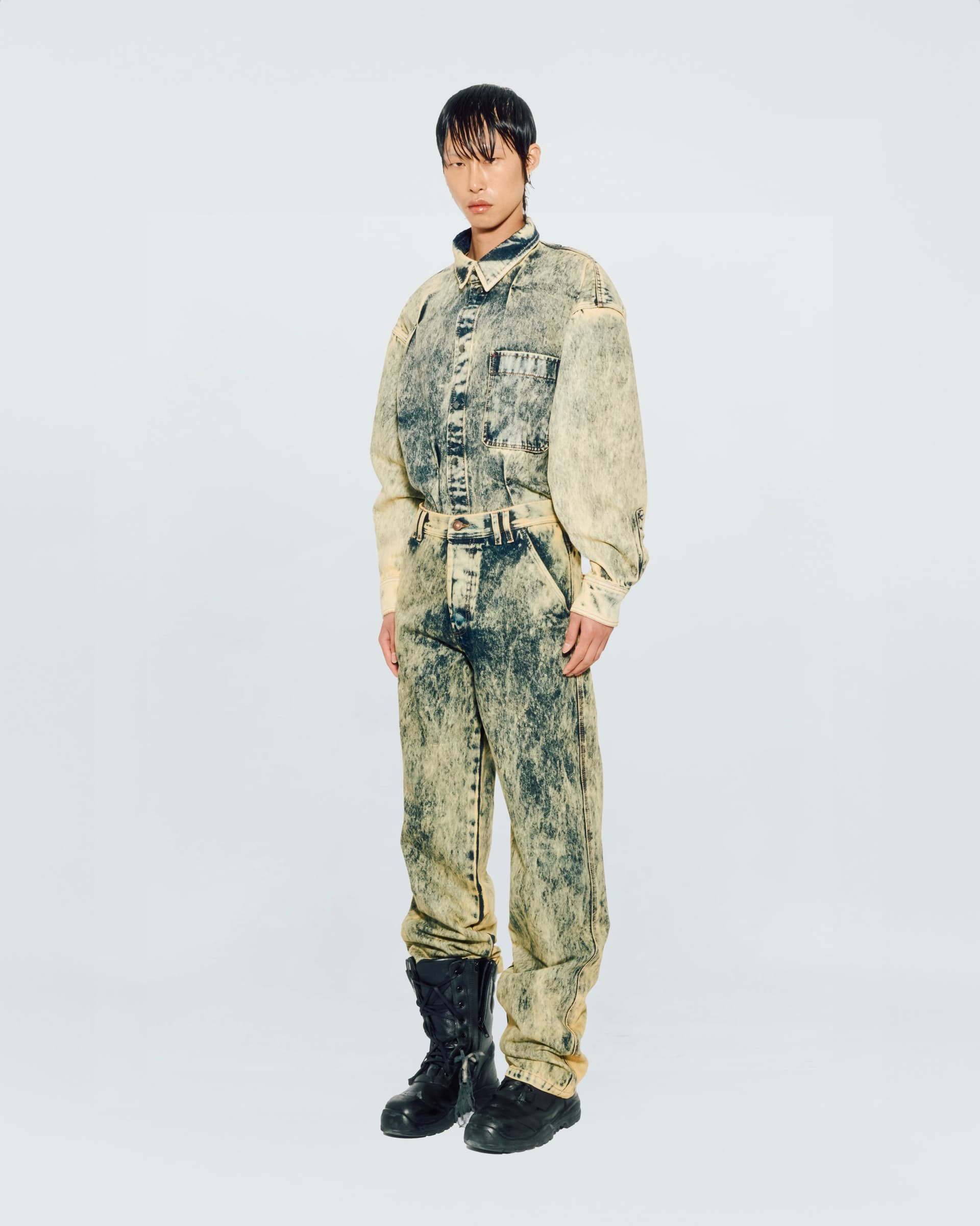 Denim Washed Pants — vue 4