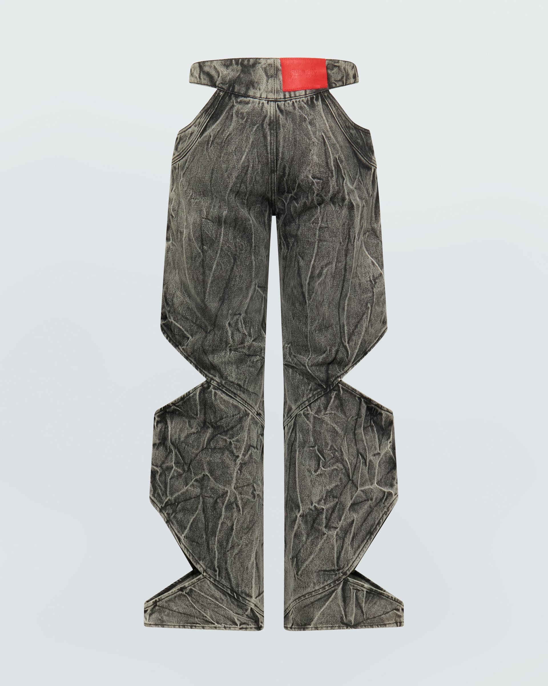 Cut-Out Denim Pants — vue 2