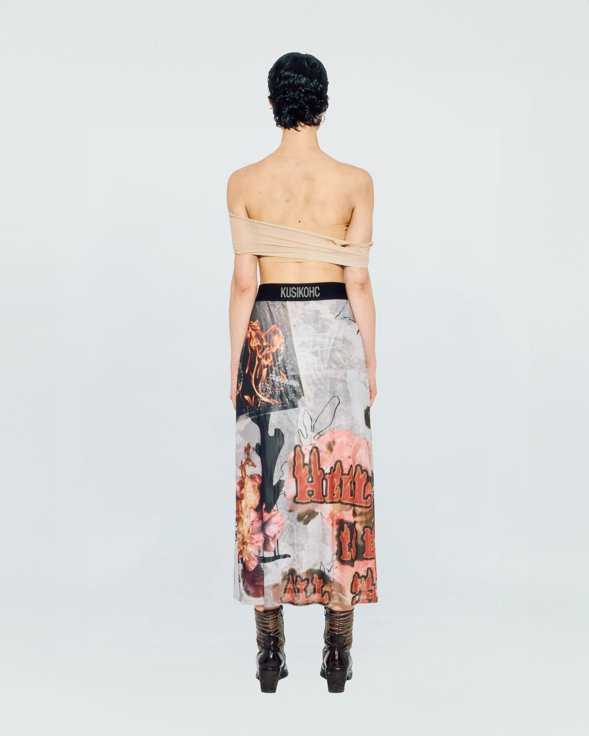 Mesh Long Skirt — vue 5