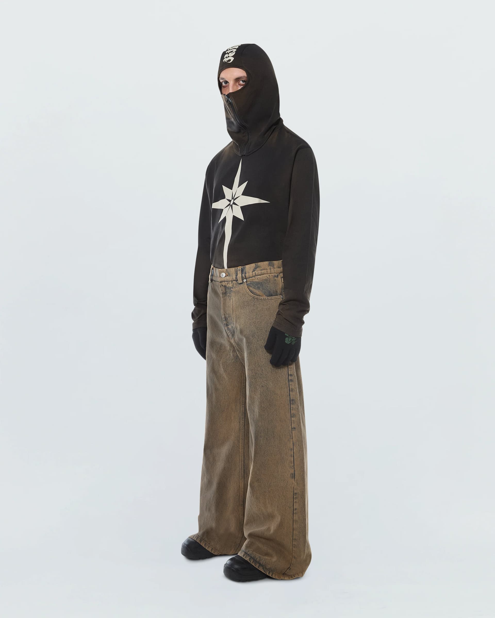 Oversized Denim Pants — vue 4