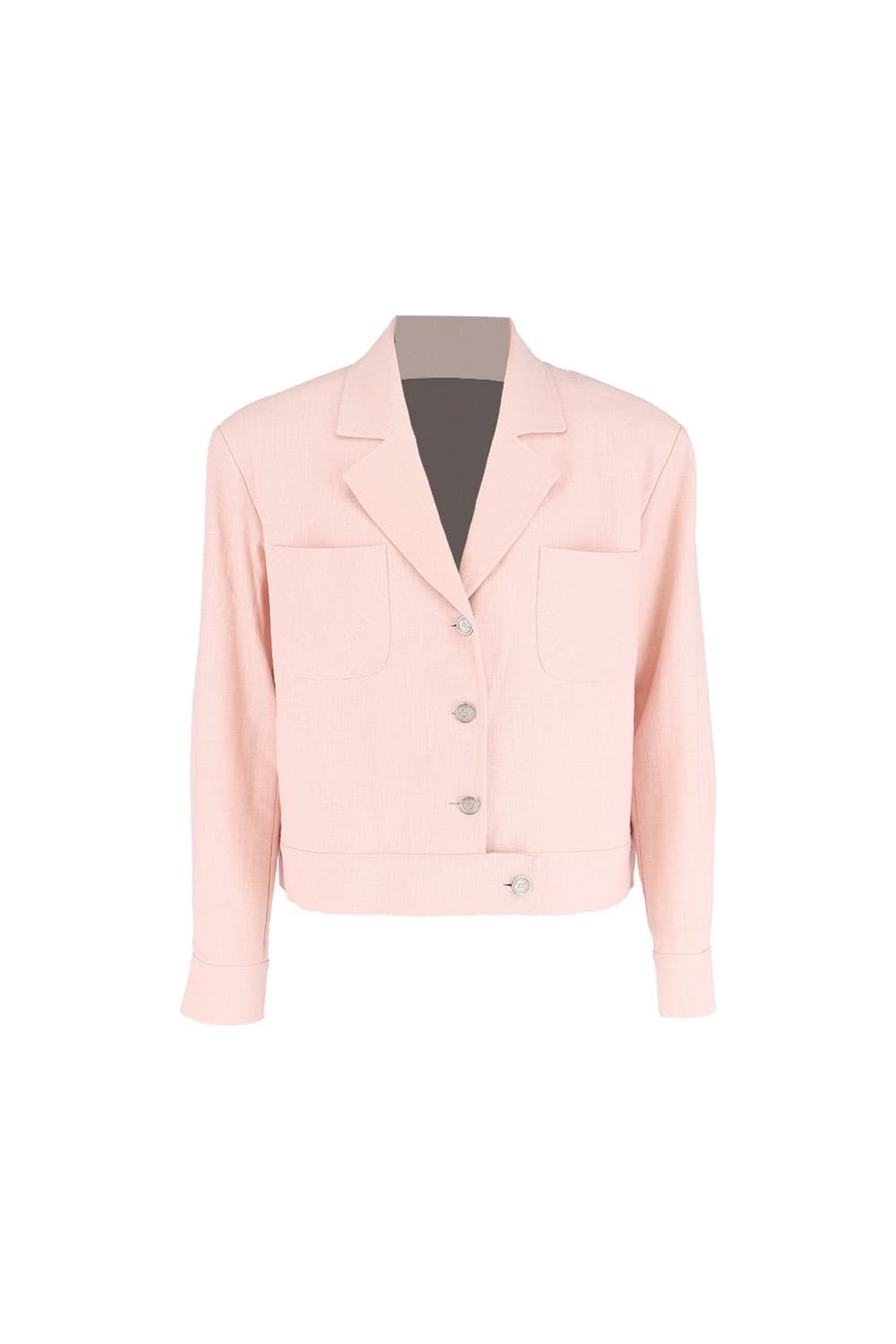 26SS Indie Pink Tailored Collars Crop Jacket — vue 7