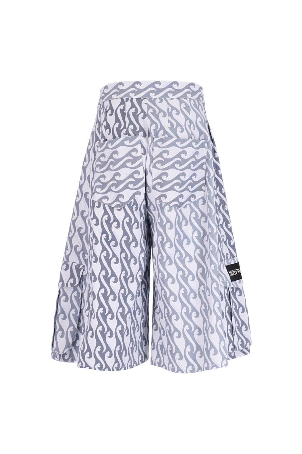 26SS Blue Heart Wave Printing Crop Pants — vue 7