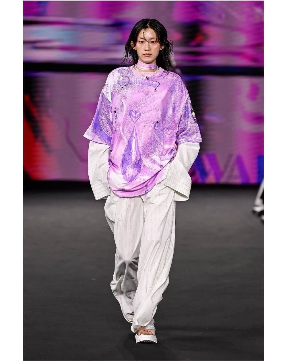 26SS Heart Drop Printing T-Shirt — vue 2