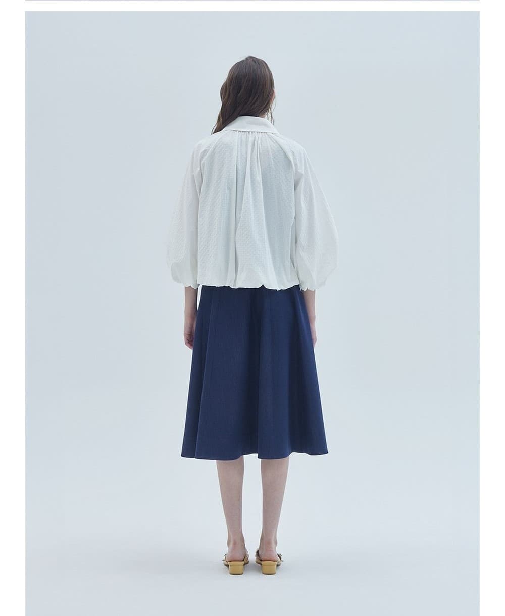 Wearable Dot Balloon Jacket White — vue 4