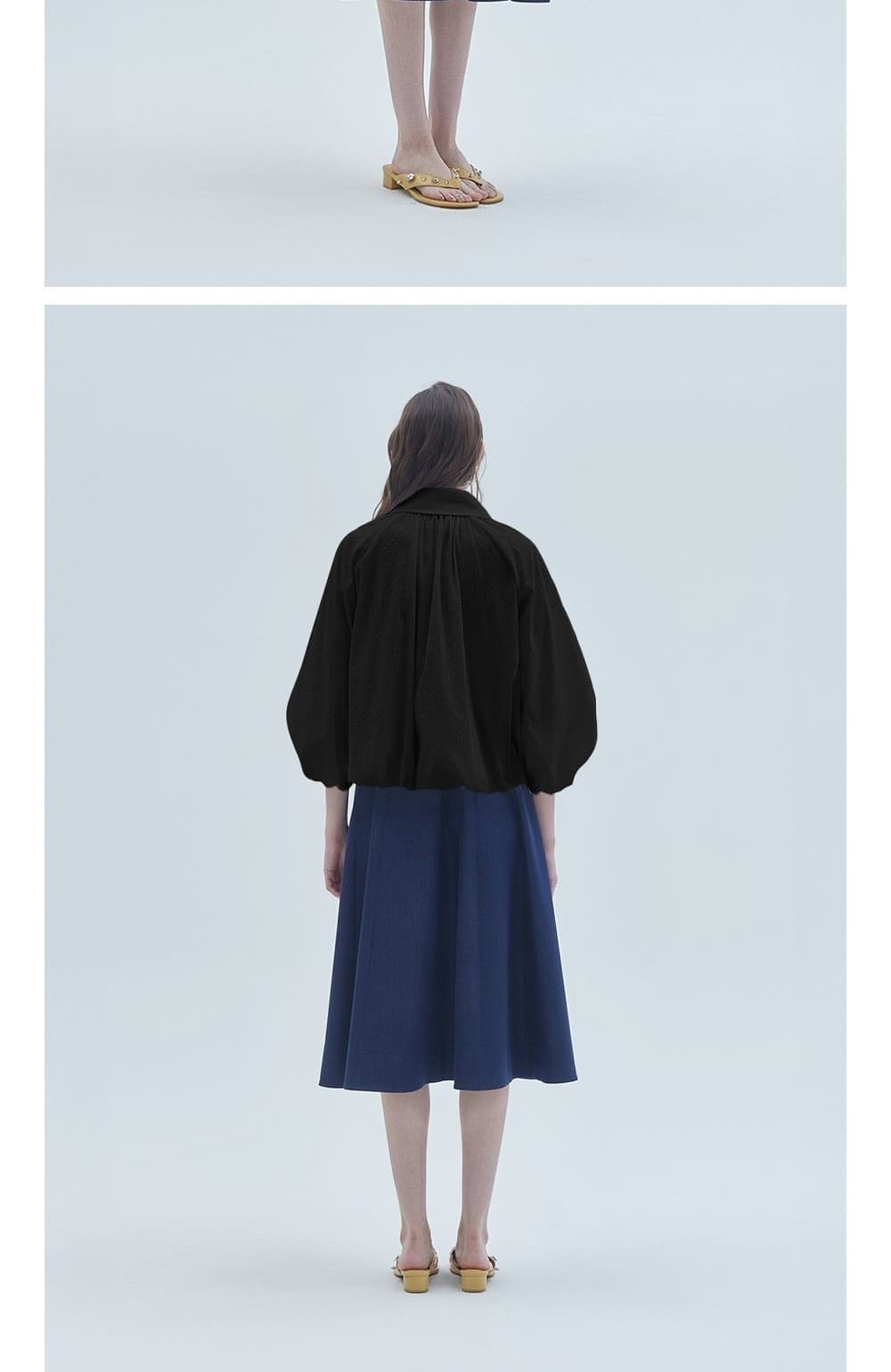 Wearable Dot Balloon Jacket Black — vue 4