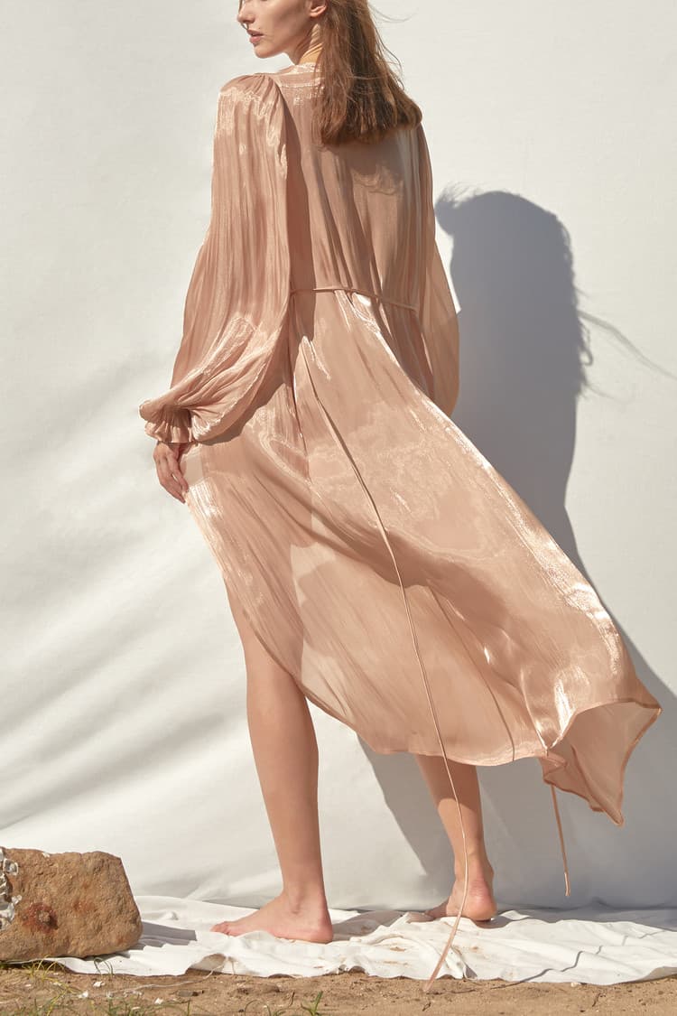 Isabel Rose-gold Robe — vue 5