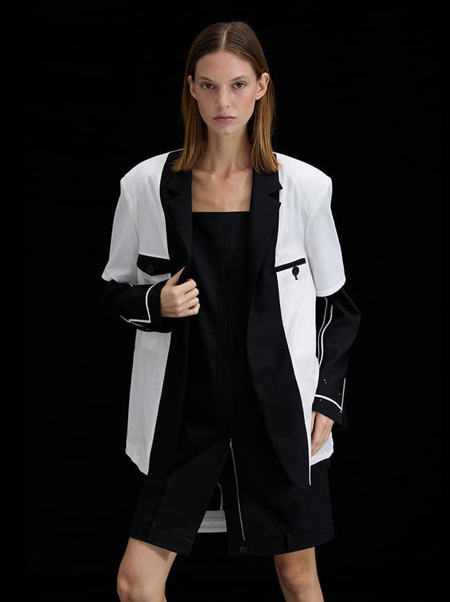 Black Pants Detail Dress — vue 13