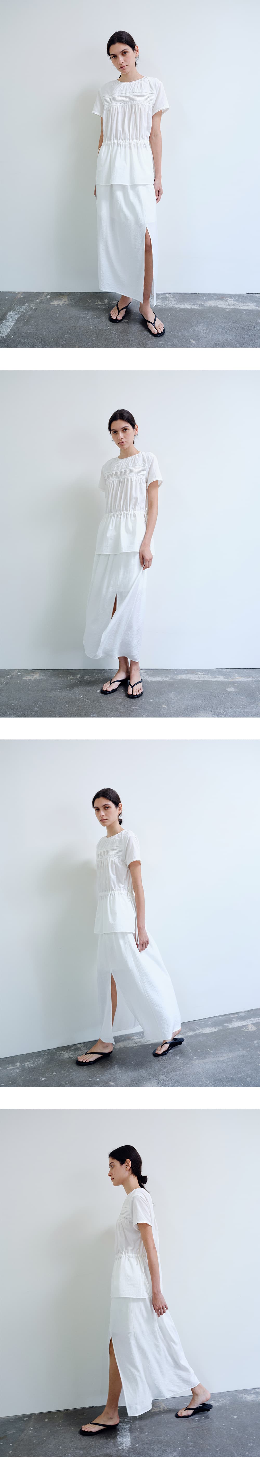 TIR PINTUCK LACE STRING BLOUSE_WHITE — vue 14