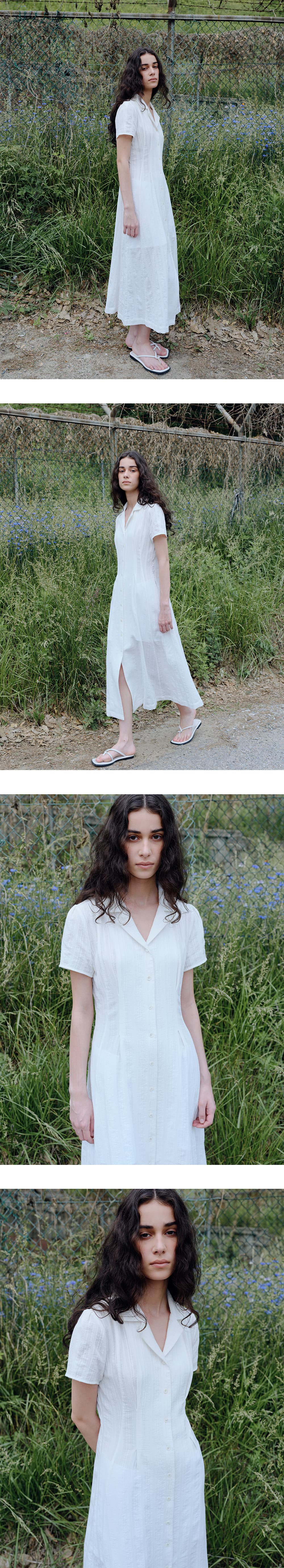 TIR OPEN COLLAR SHIRT DRESS_WHITE — vue 13