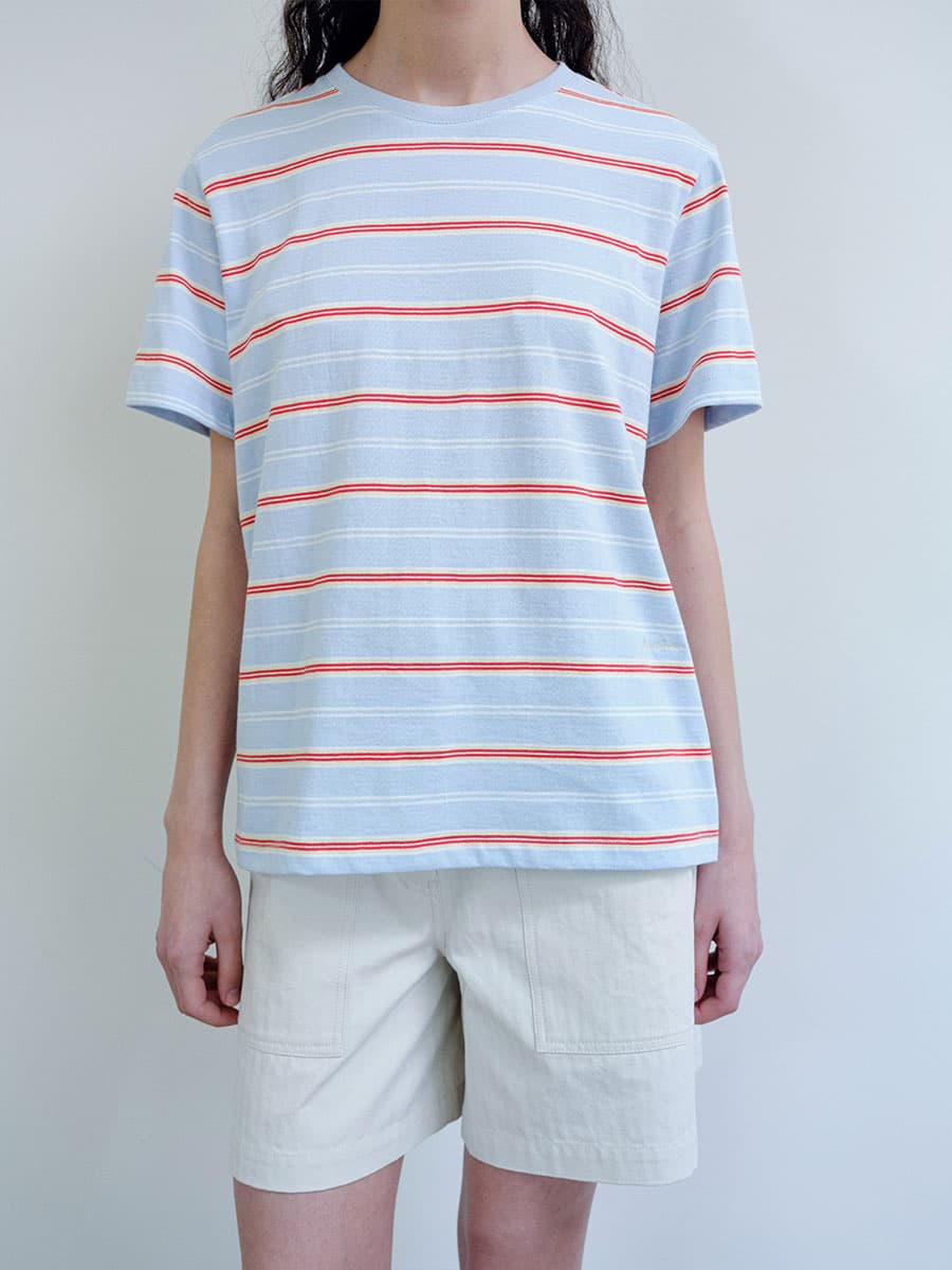 TIR MULTI STRIPE T-SHIRT_SKY BLUE — vue 11