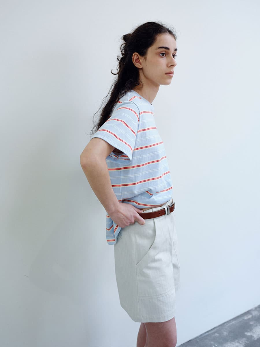 TIR MULTI STRIPE T-SHIRT_SKY BLUE — vue 3
