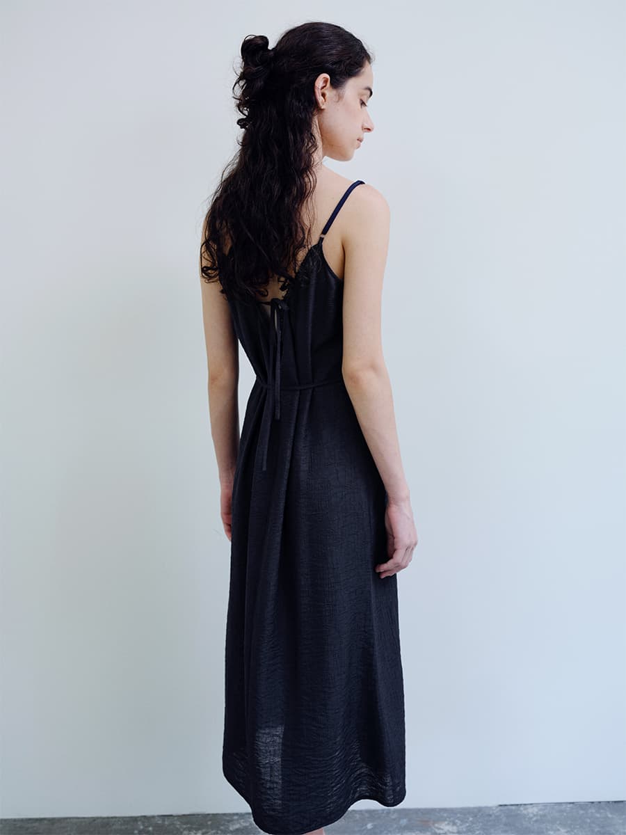 TIR LAYERED LACE DRESS_NAVY — vue 11
