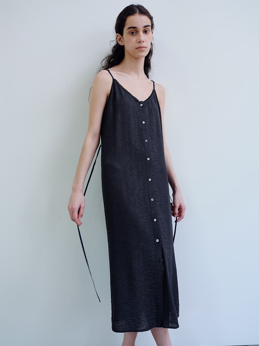 TIR LAYERED LACE DRESS_NAVY — vue 3
