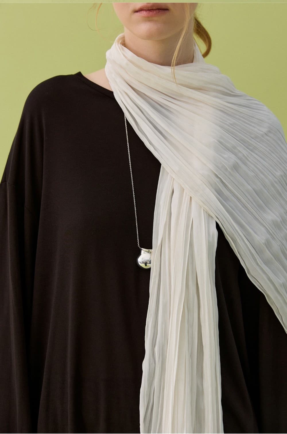 TENCEL BOX TEE - DARK BROWN — vue 5