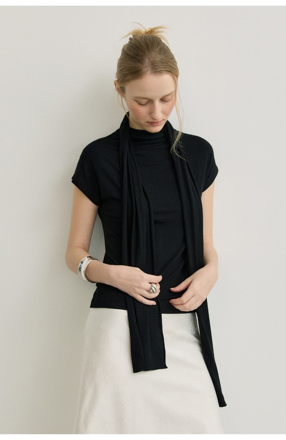 NUA MOCK NECK SET - BLACK — vue 6