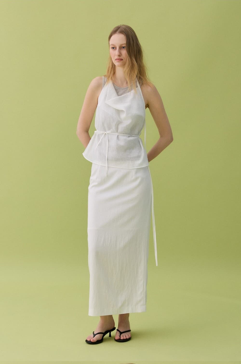 SUI HALTERNECK TOP - WHITE — vue 7