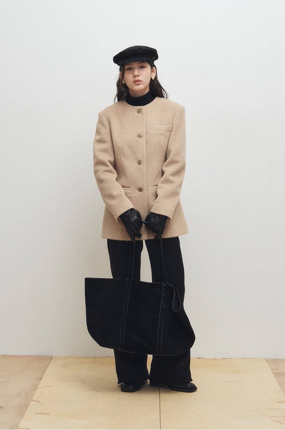 Hourglass 4-Button Jacket (Butter) — vue 5