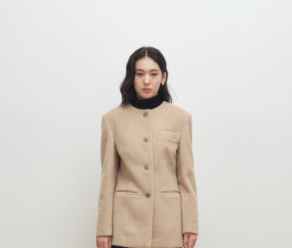 Hourglass 4-Button Jacket (Butter) — vue 8