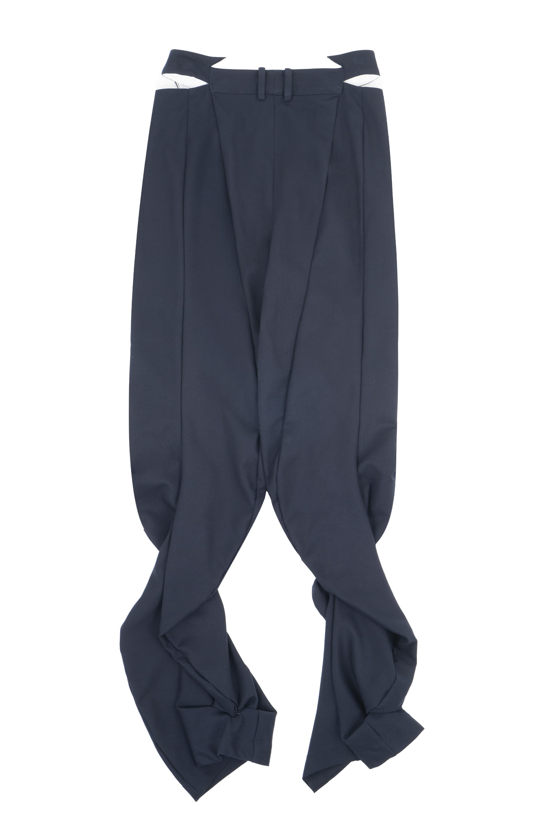 Bootcut Wave Trousers (Navy) — vue 2