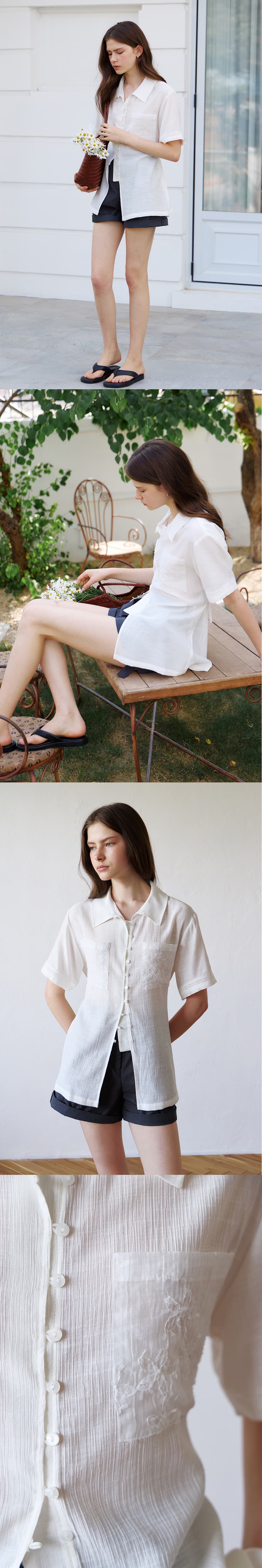 lace point wrinkle shirt (ivory) orc 6049 — vue 7