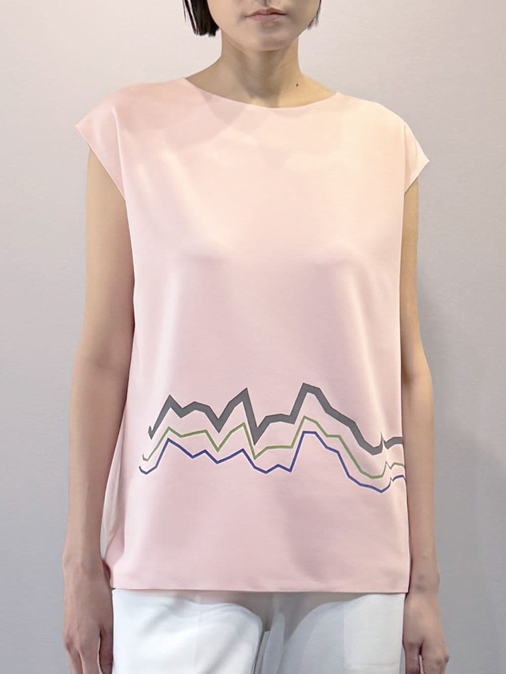 Climate Bottom Graphic Sleeveless (Pink) — vue 2