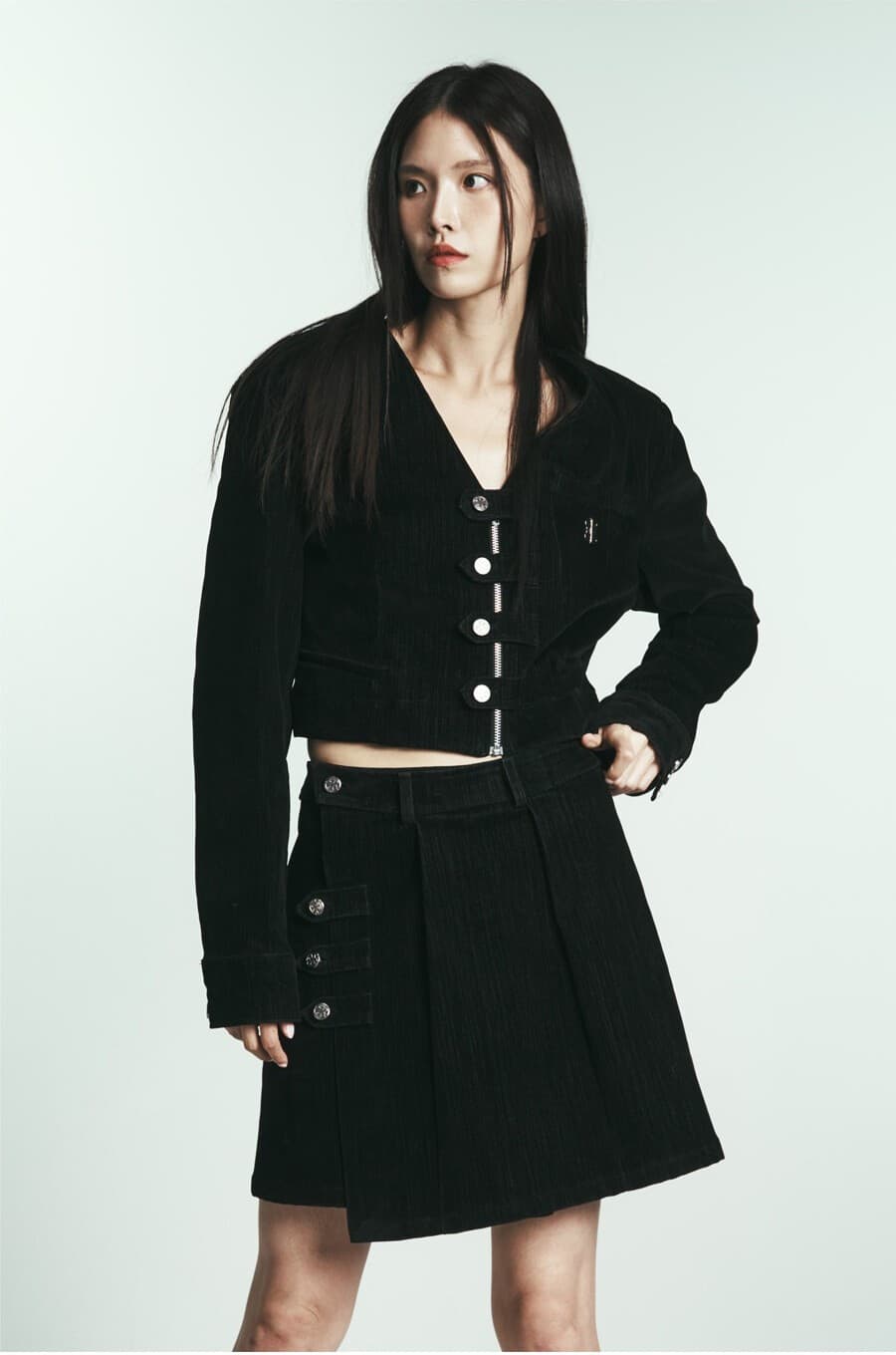 Denim Velvet Jacket — vue 4