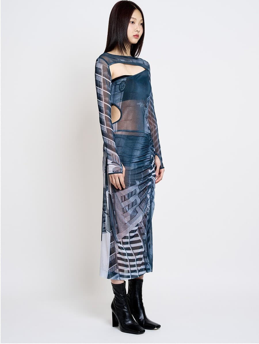 Interstice Mesh Dress — vue 4