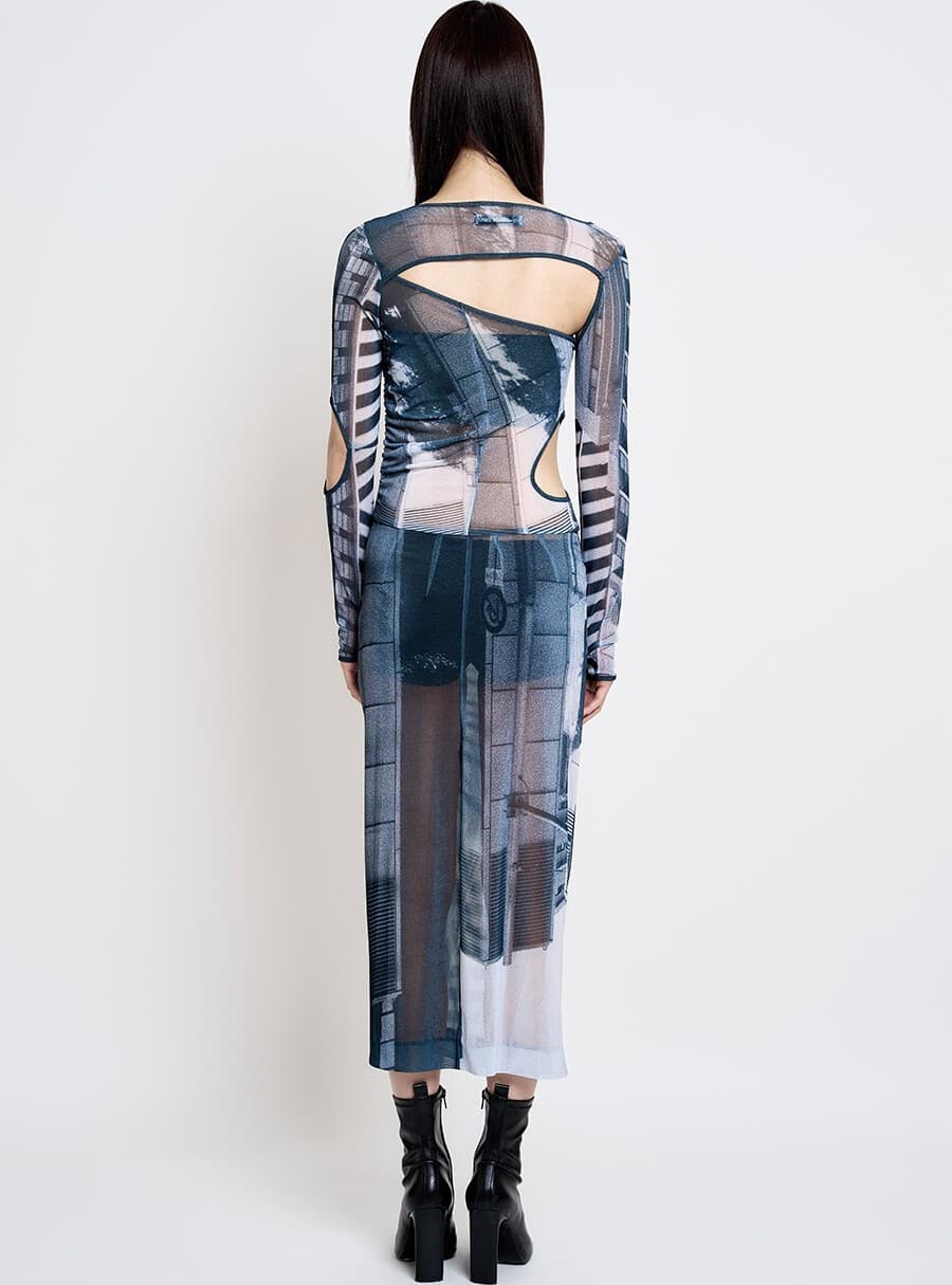 Interstice Mesh Dress — vue 5