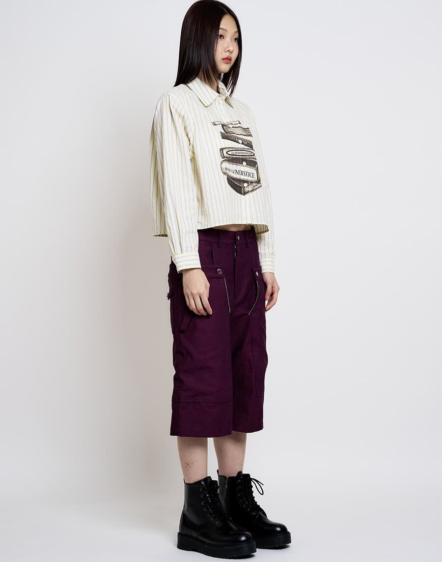 Interstice Shirt (Yellow) — vue 4